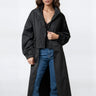 Cut Out Drawstring Trench Coat Outerwear Kate Hewko 