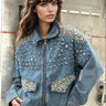 Denim Embellished Denim Bomber Jacket Outerwear Kate Hewko 