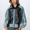 Denim Moto Patch Bomber Outerwear Kate Hewko 