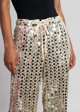 Disc Sequin Drawstring Pants Pants Kate Hewko 