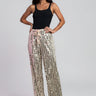 Disc Sequin Drawstring Pants Pants Kate Hewko Beige One size 