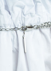 Distressed Denim Chain Necklace Necklaces Kate Hewko 