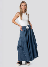 Distressed Denim Wide Leg Pants Pants Kate Hewko 