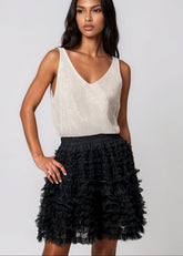 Drama Tulle Mini Skort Skirts Kate Hewko 