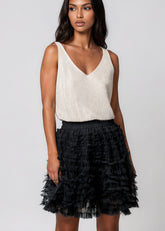 Drama Tulle Mini Skort Skirts Kate Hewko 