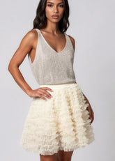 Drama Tulle Mini Skort Skirts Kate Hewko 