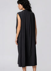 Draped Button Front Layering Piece Layering Pieces Kate Hewko 