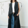 Draped Button Front Layering Piece Layering Pieces Kate Hewko 