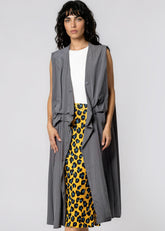Draped Button Front Layering Piece Layering Pieces Kate Hewko 