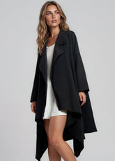 Draped Trench Coat Layering Piece Cardigans Kate Hewko 