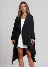 Draped Trench Coat Layering Piece Cardigans Kate Hewko 