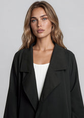 Draped Trench Coat Layering Piece Cardigans Kate Hewko 