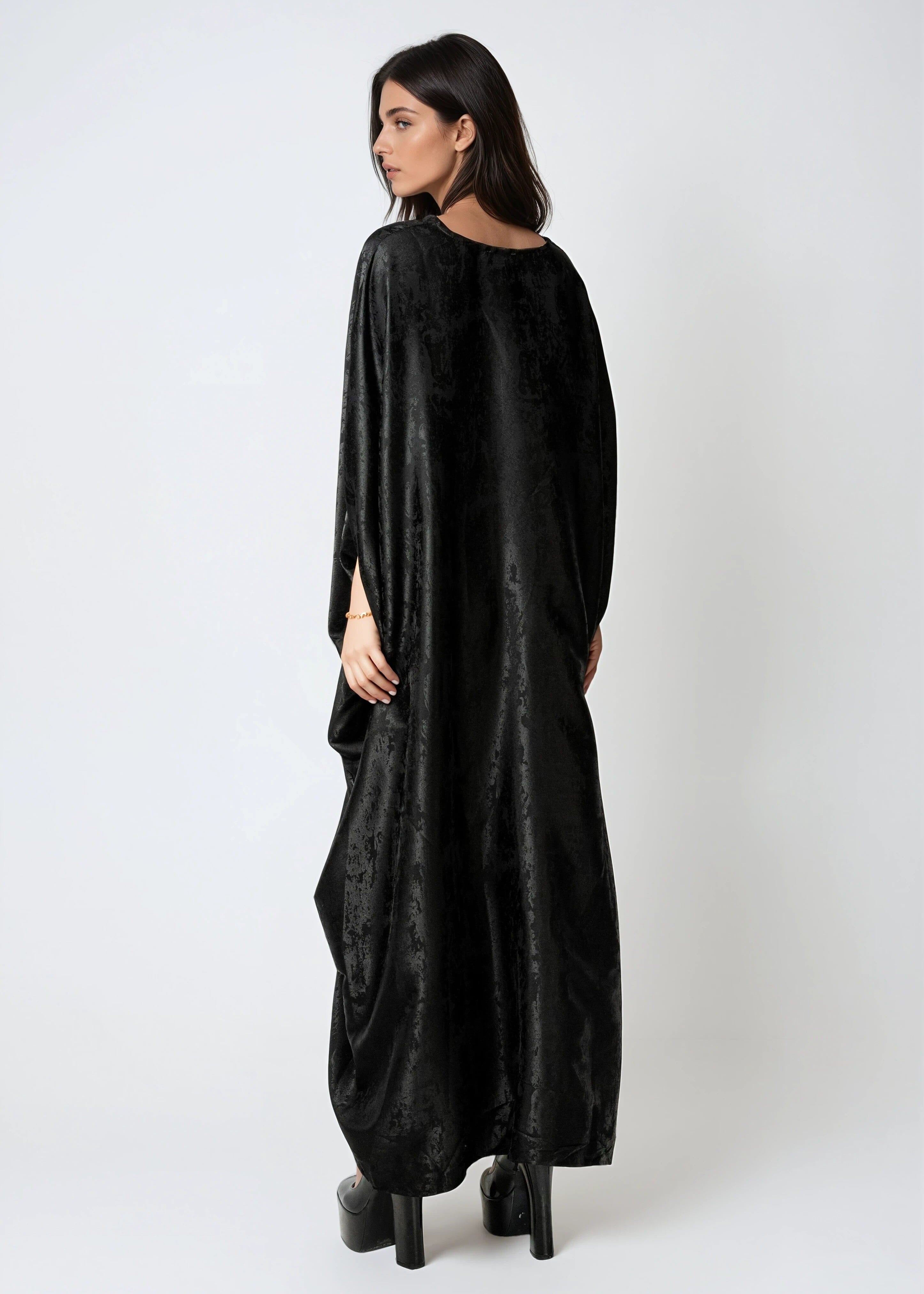 Draped Twist Front Kaftan Dress | Kate Hewko Blue / One size Draped Twist Front Kaftan Dress | Kate Hewko Blue / One size
