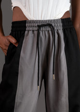 Drawstring Contrast Panel Trouser Pants Kate Hewko 