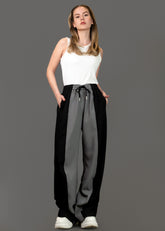 Drawstring Contrast Panel Trouser Pants Kate Hewko 