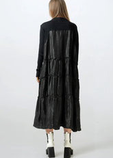 Embellished Contrast Tiered Dress Dresses Kate Hewko 