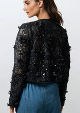 Embellished Floral Lace Cardigan Cardigans Kate Hewko 