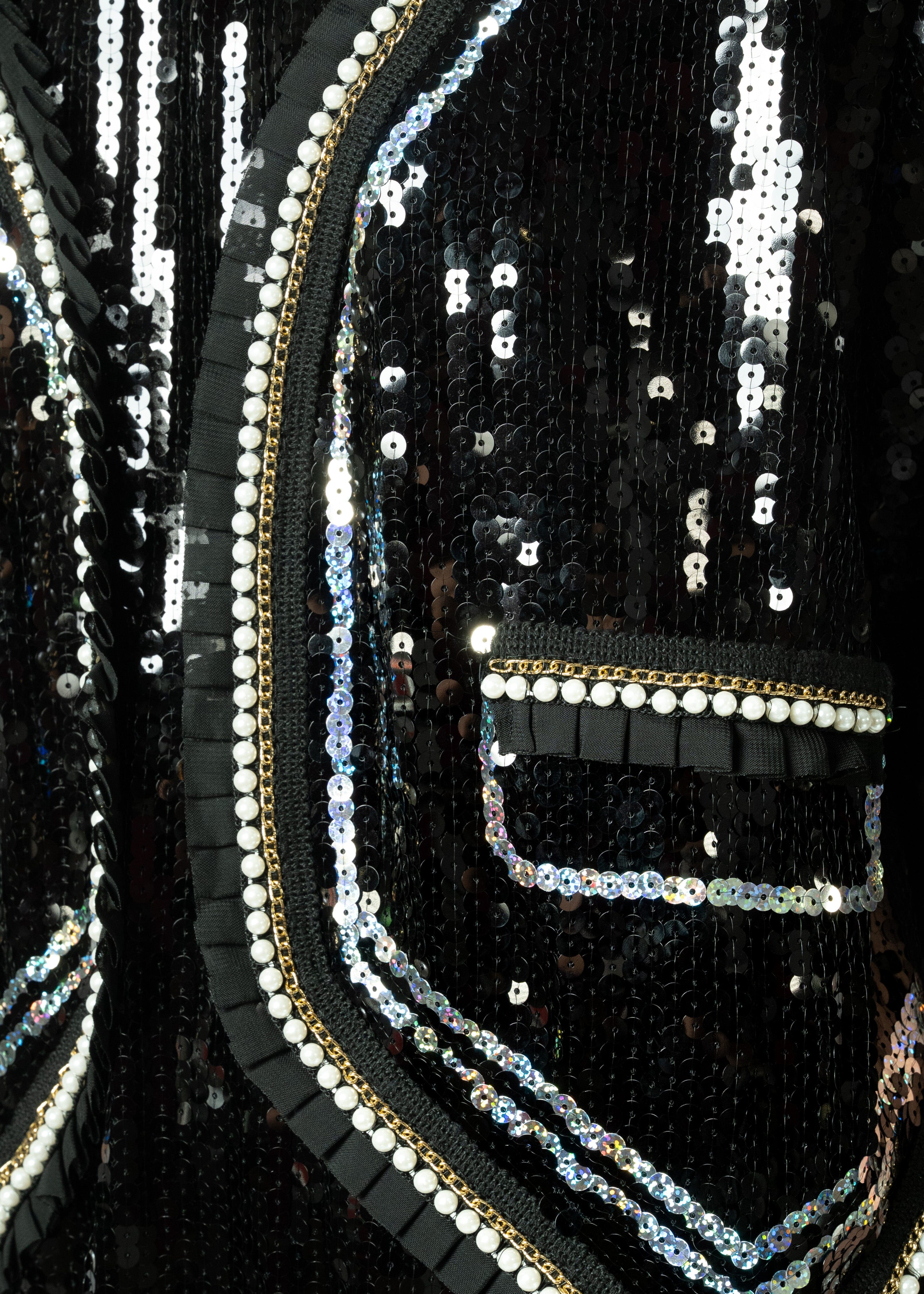 Embellished Tuxedo Sequin Tee Dress | Kate Hewko Embellished Tuxedo Sequin Tee Dress | Kate Hewko