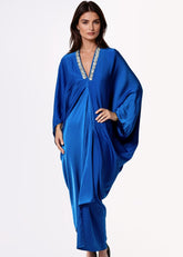Embellished V Neck Kaftan Dress Dresses Kate Hewko 