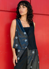 Embroidered Contrast Pant Set Two Piece Sets Kate Hewko 