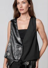 Embroidered Contrast Pant Set Two Piece Sets Kate Hewko 