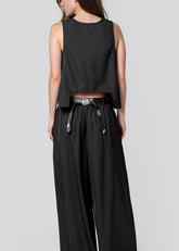 Embroidered Contrast Pant Set Two Piece Sets Kate Hewko 
