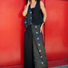 Embroidered Contrast Pant Set Two Piece Sets Kate Hewko Black One size 