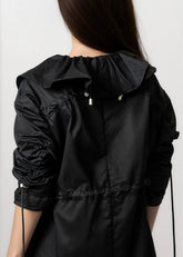 Exaggerated Collar Belted Trench Outerwear Kate Hewko 