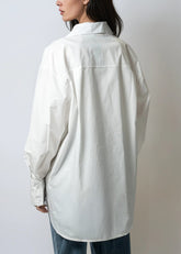 Exaggerated Collar Zip Blouse Blouses Kate Hewko 