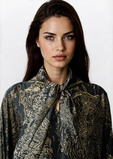 Feather Cuff Cape Maxi Dress Dresses Kate Hewko 