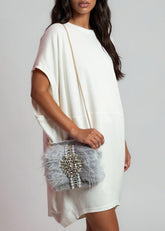Feather Gemstone Clutch Bags Kate Hewko 