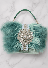 Feather Gemstone Clutch Bags Kate Hewko 