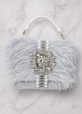 Feather Gemstone Clutch Bags Kate Hewko 