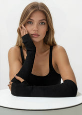 Fingerless Knitted Gloves Gloves Kate Hewko 