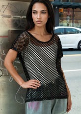 Fishnet Tee Tees Kate Hewko 