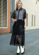 Fishnet Utility Skirt Set Two Piece Sets Kate Hewko 