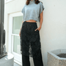 Floral Lace Overlay Trouser Pants Kate Hewko 
