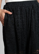 Floral Lace Wide Leg Pants Pants Kate Hewko 