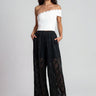 Floral Lace Wide Leg Pants Pants Kate Hewko 