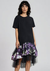 Floral Tulle Hem Tee Dress Dresses Kate Hewko 