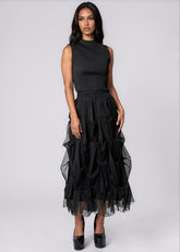 Gathered Parachute Tulle Skirt Skirts Kate Hewko 