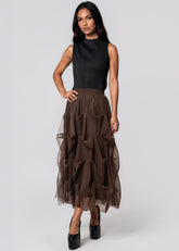 Gathered Parachute Tulle Skirt Skirts Kate Hewko 