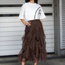 Gathered Parachute Tulle Skirt Skirts Kate Hewko 