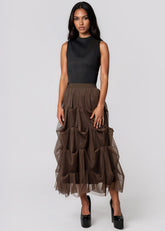 Gathered Parachute Tulle Skirt Skirts Kate Hewko 