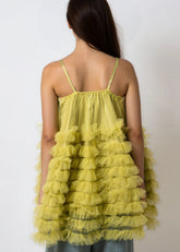 Gem Embellished Tiered Tulle Tank Tank Tops Kate Hewko 