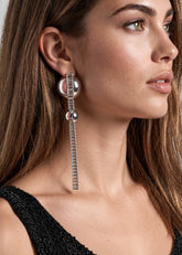 Gemstone Ball Drop Earrings Earrings Kate Hewko 