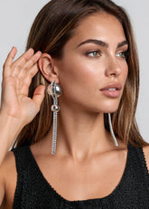 Gemstone Ball Drop Earrings Earrings Kate Hewko 