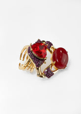 Gemstone Crab Ring Rings Kate Hewko 