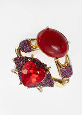 Gemstone Crab Ring Rings Kate Hewko 