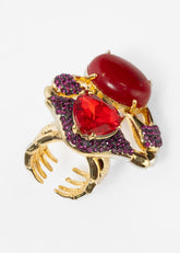 Gemstone Crab Ring Rings Kate Hewko 
